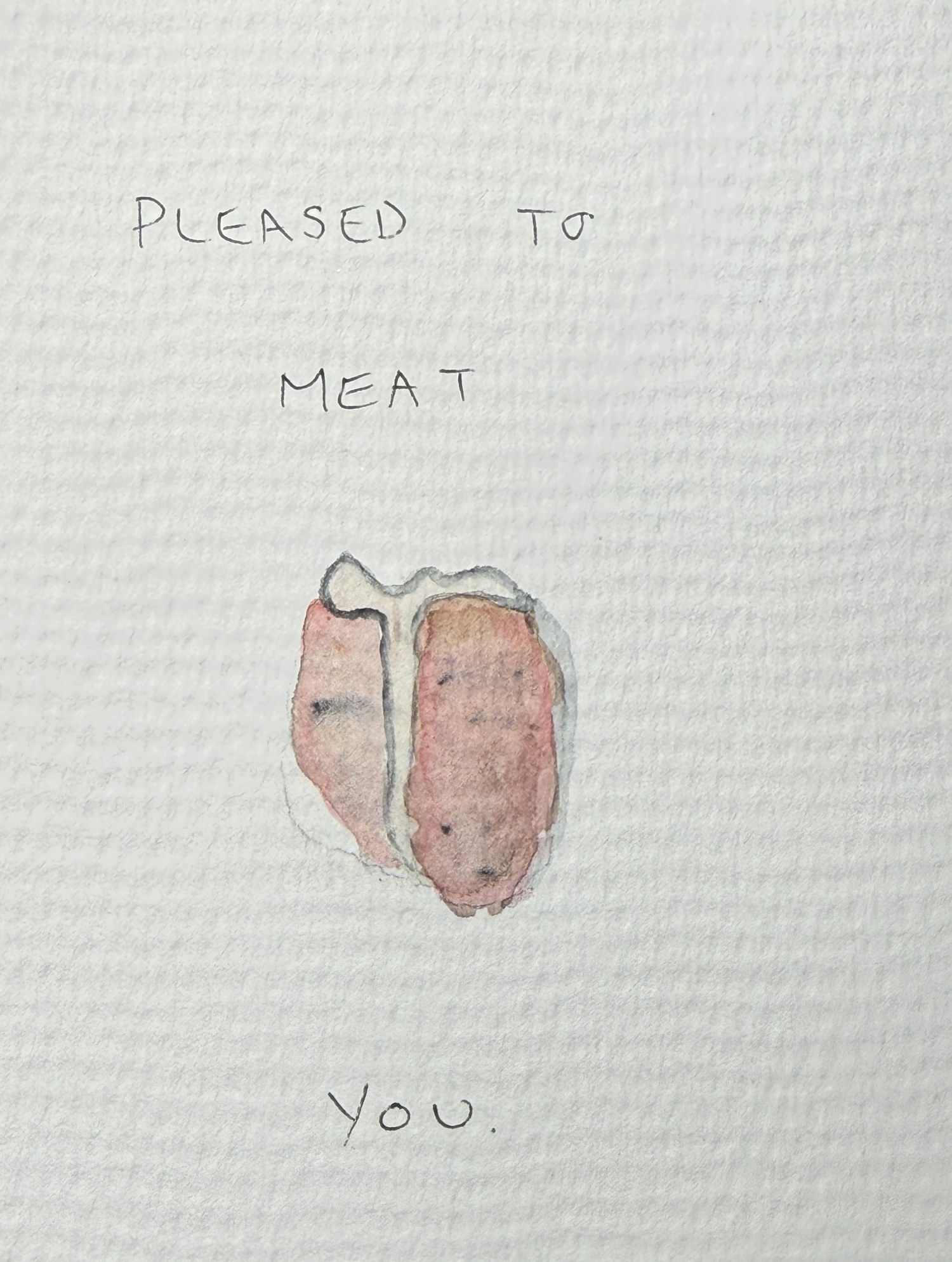 pleased to meat you