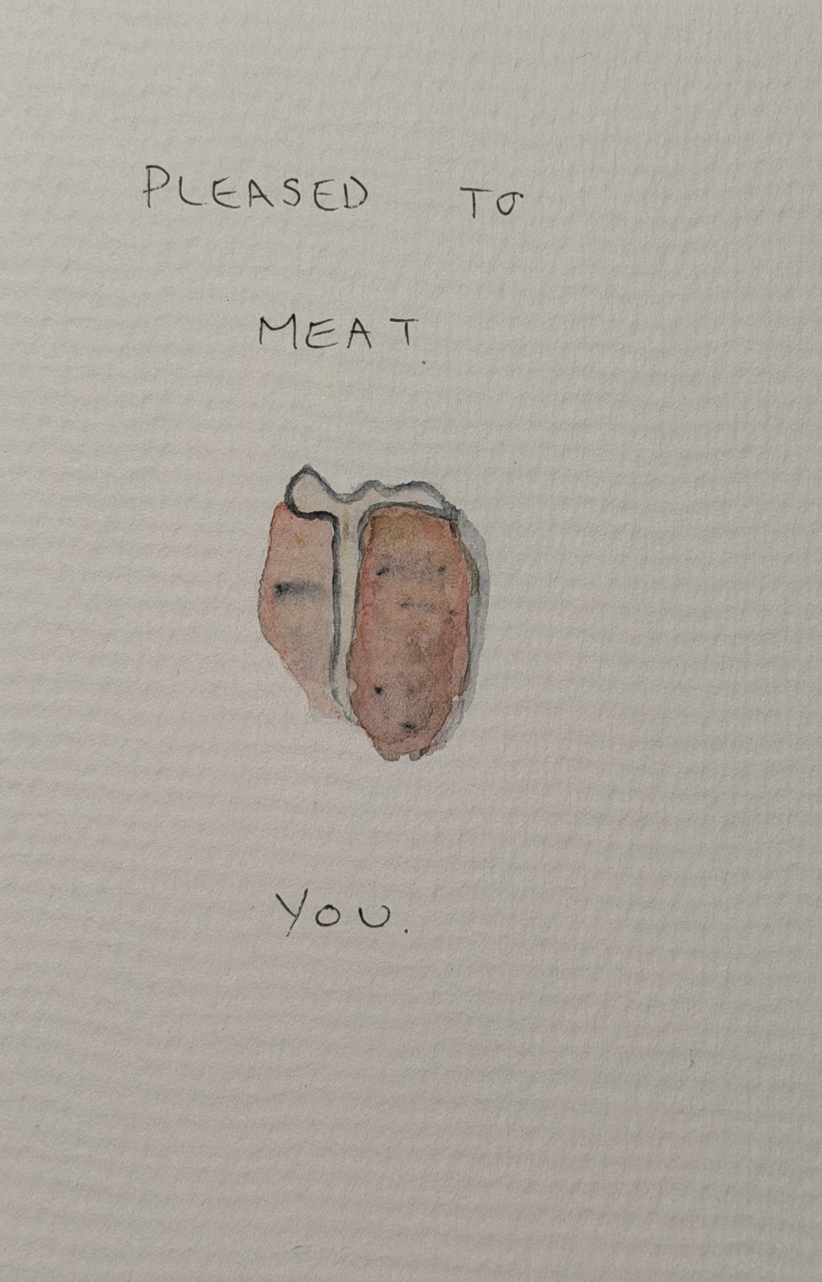 pleased to meat you