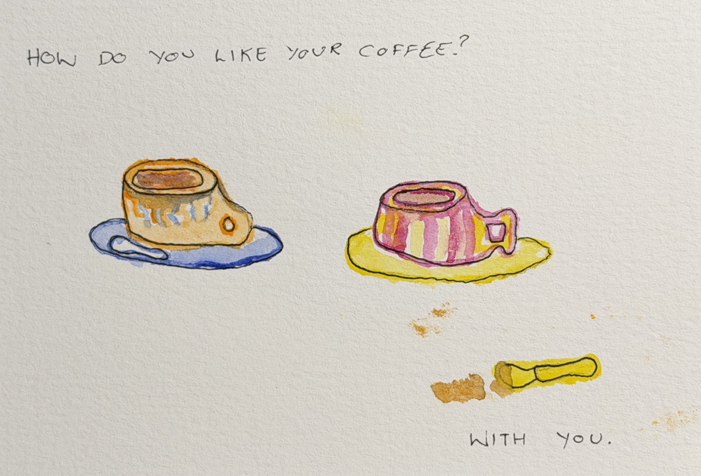 with u